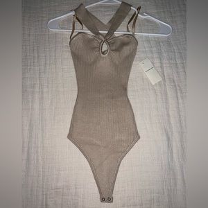 Abercrombie. Bodysuit. Tan